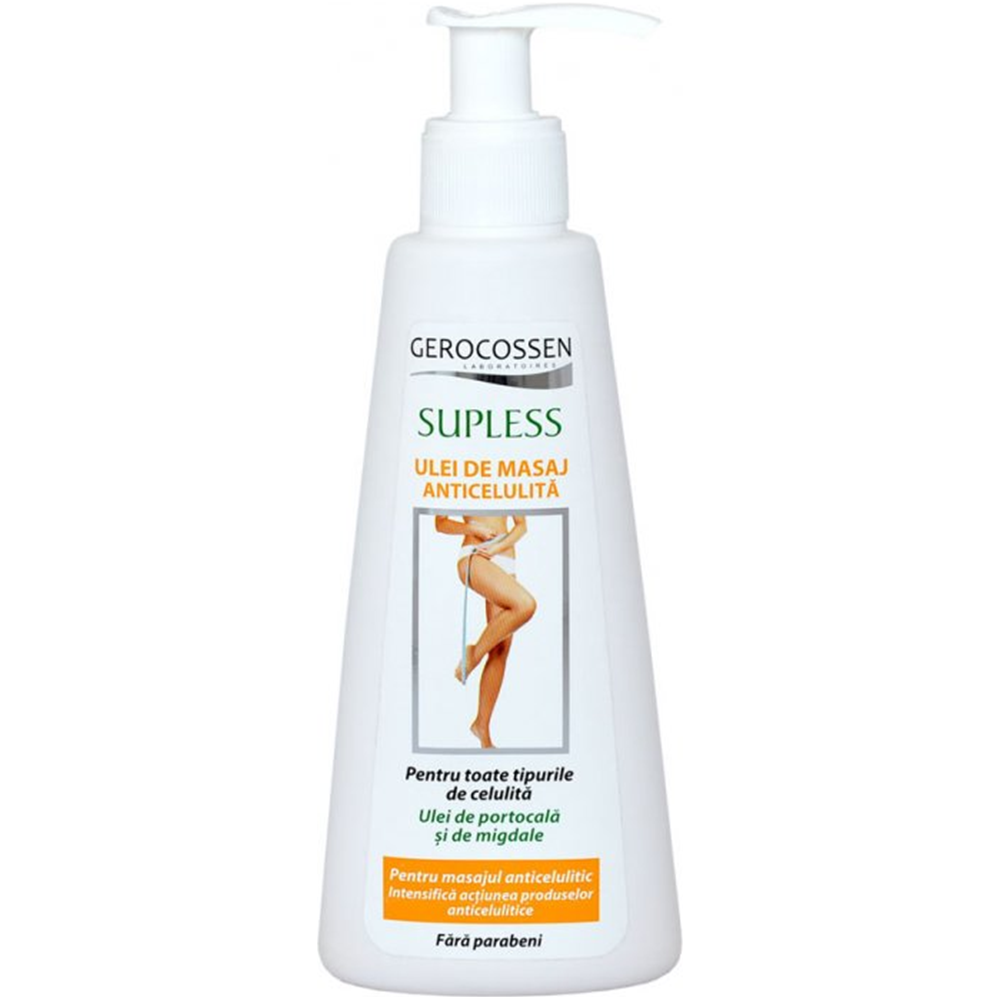 Ulei masaj anticelulita Supless 200ml - GEROCOSSEN