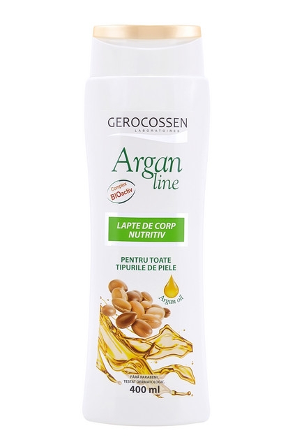 Lapte corp nutritiv ArganLine 400ml - GEROCOSSEN