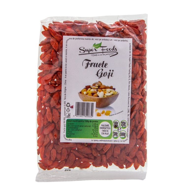 Goji Fructe Uscate 100g - Superfoods