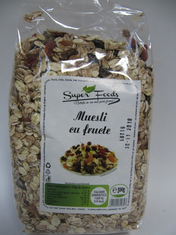 Musli clasic 500g - SUPERFOODS