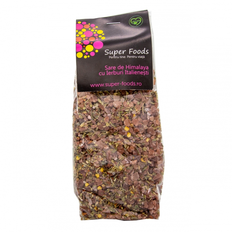 Sare roz fina Himalaya ierburi italienesti 300g - SUPERFOODS