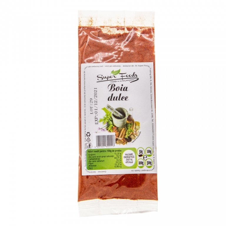 Condiment boia dulce 50g - SUPERFOODS