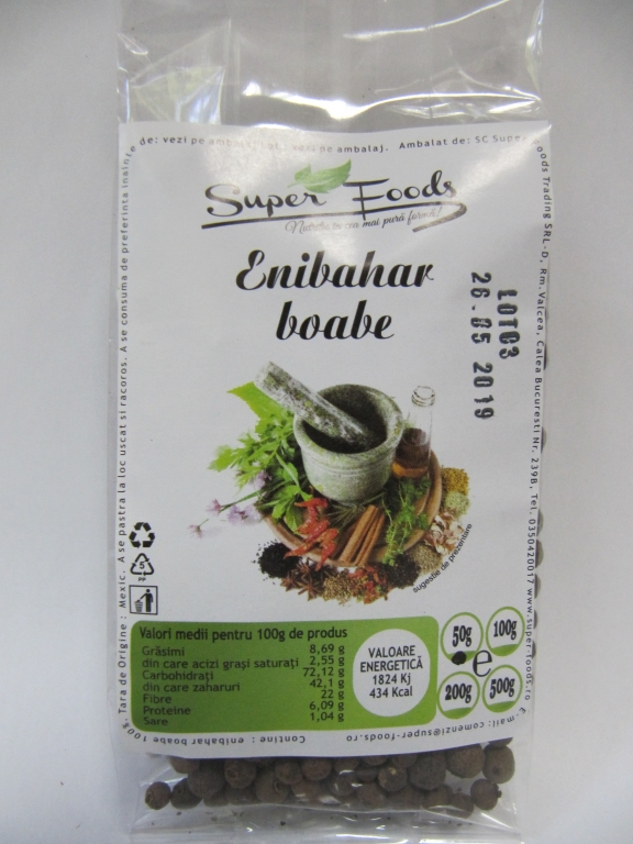 Condiment ienibahar boabe 50g - SUPERFOODS