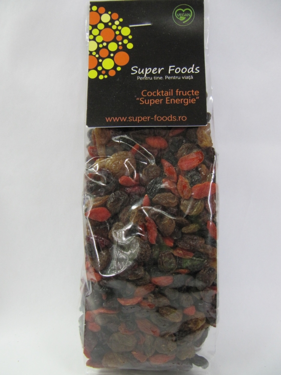 Mix fructe super energie 250g - SUPERFOODS