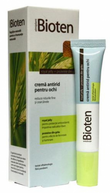 Crema ochi antirid Bioten 15ml - ELMIPLANT