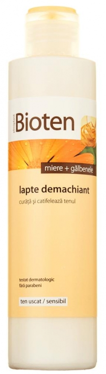 Lapte demachiant ten normal/mixt miere cimbrisor Bioten 200ml - ELMIPLANT