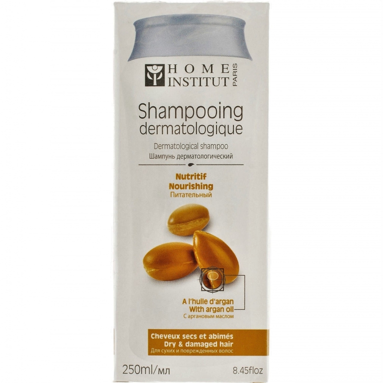 Sampon dermatologic par uscat deteriorat ulei argan 250ml - HOME INSTITUT