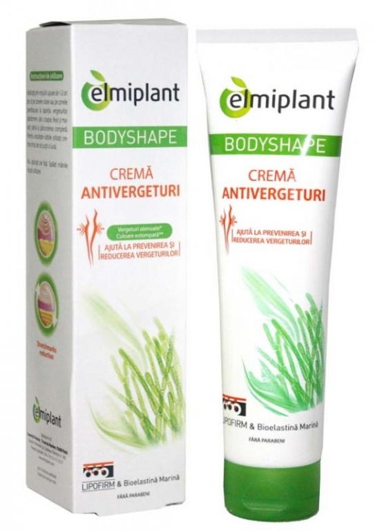 Crema antivergeturi BodyShape 150ml - ELMIPLANT