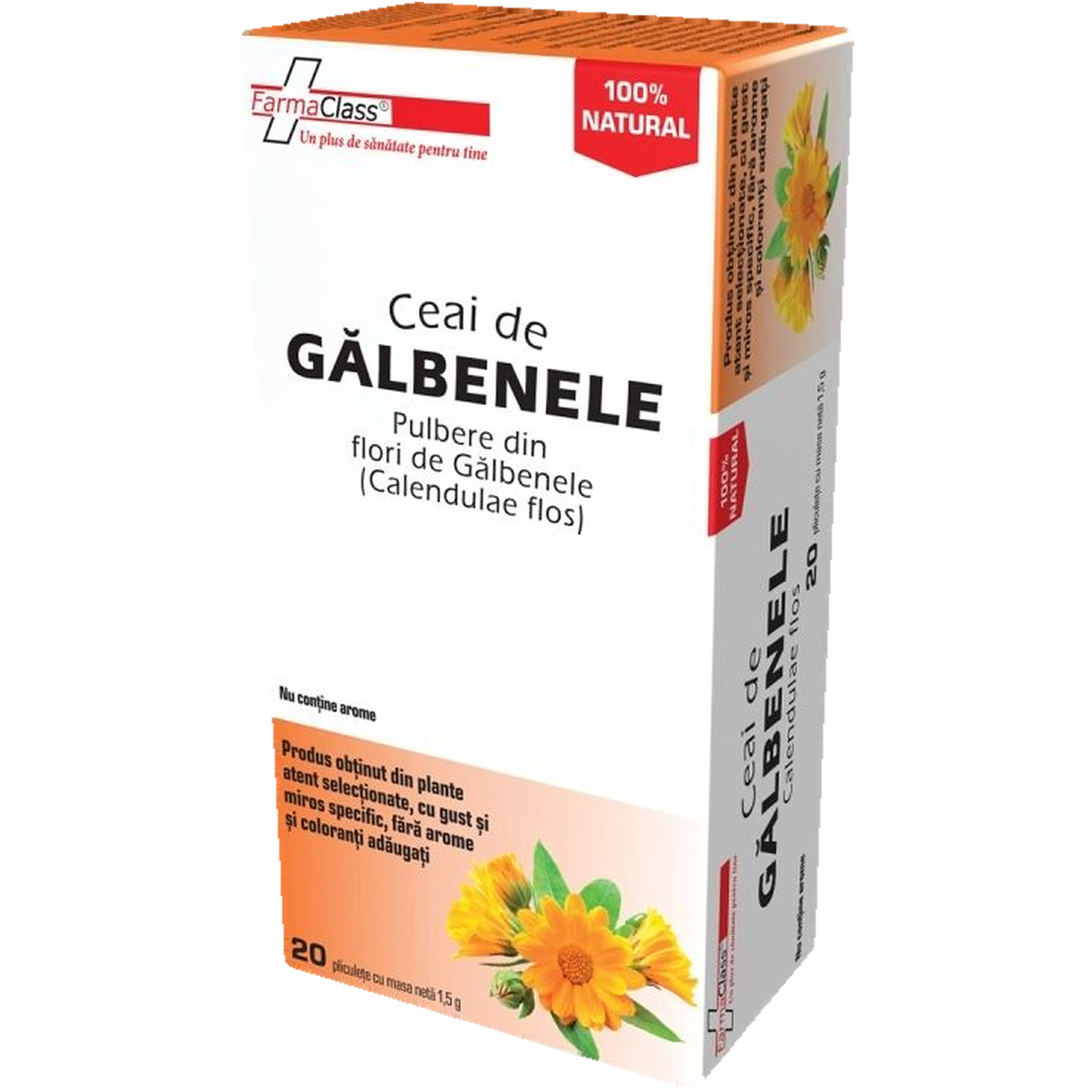 Ceai galbenele 20dz - FARMACLASS