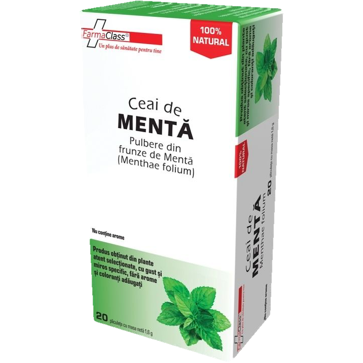 Ceai menta 20dz - FARMACLASS