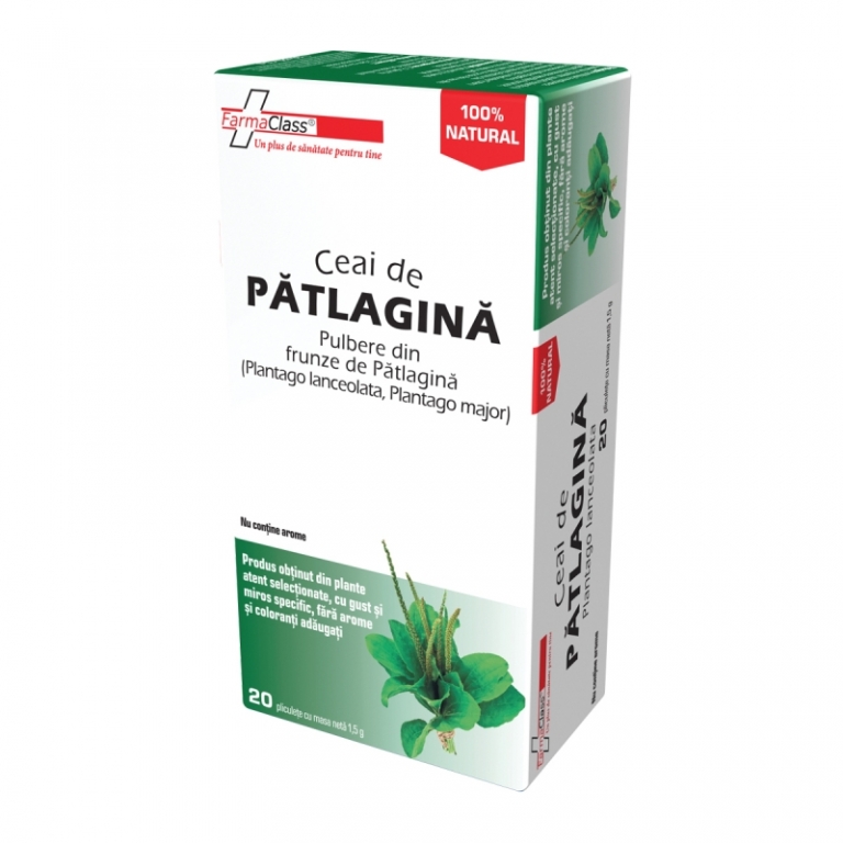 Ceai patlagina 20dz - FARMACLASS