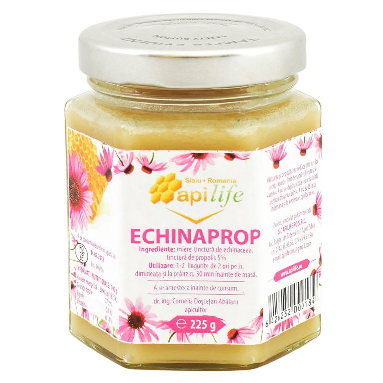 Miere propolis echinaceea Echinaprop 225g - APILIFE