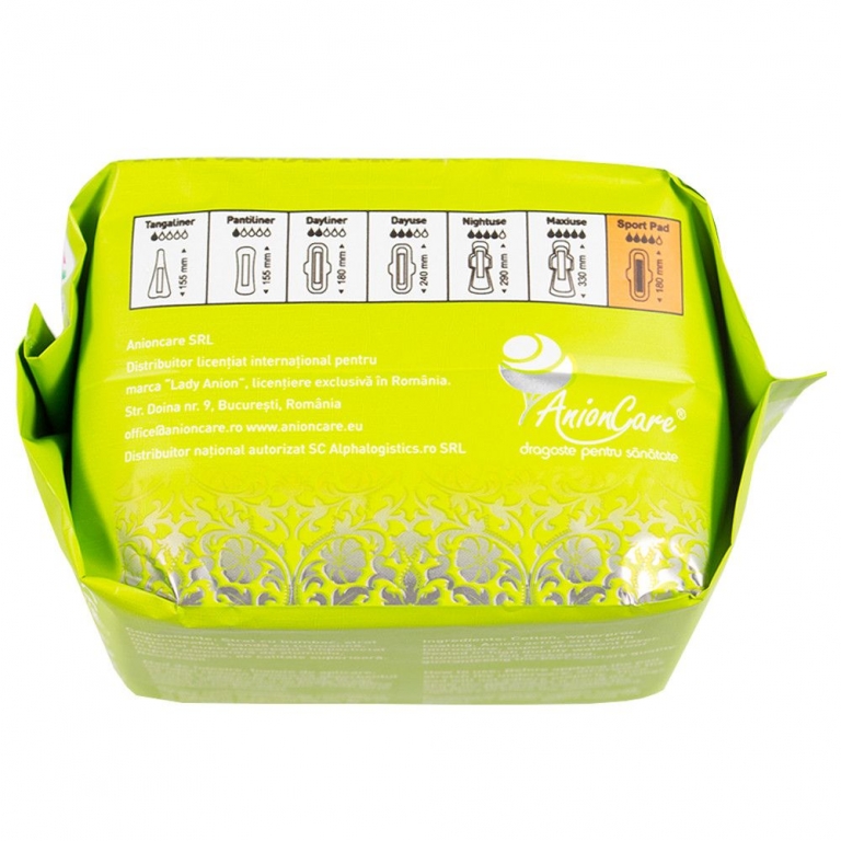 Absorbant ciclu 4pic SportPad 15b - LADY ANION