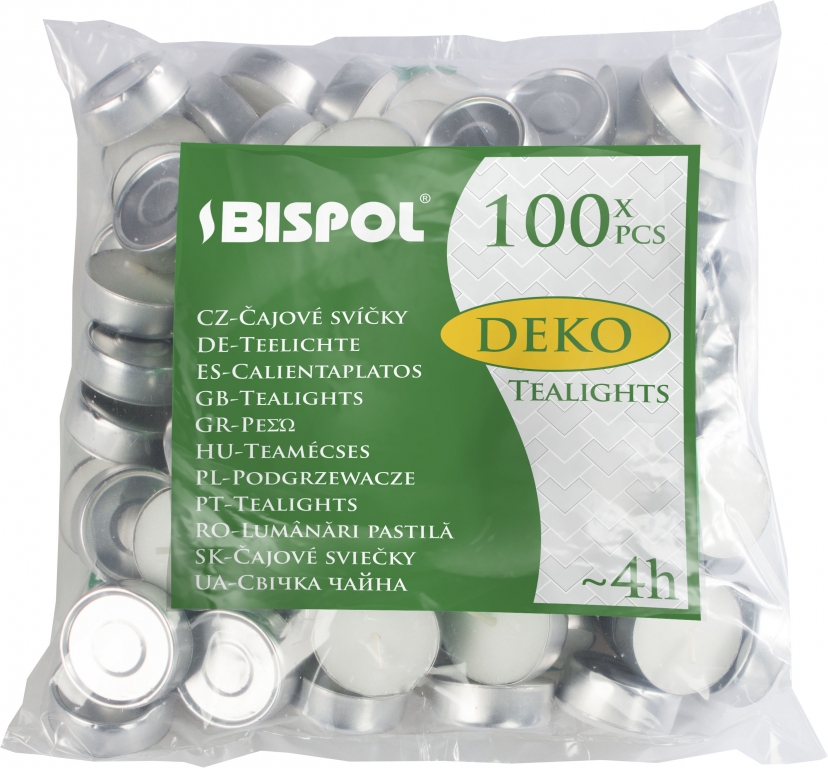 Lumanari pastila neparfumate 4h deko lights punga 100b - BISPOL