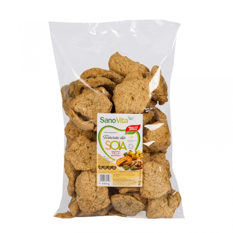Soia texturata felii 500g - SANOVITA