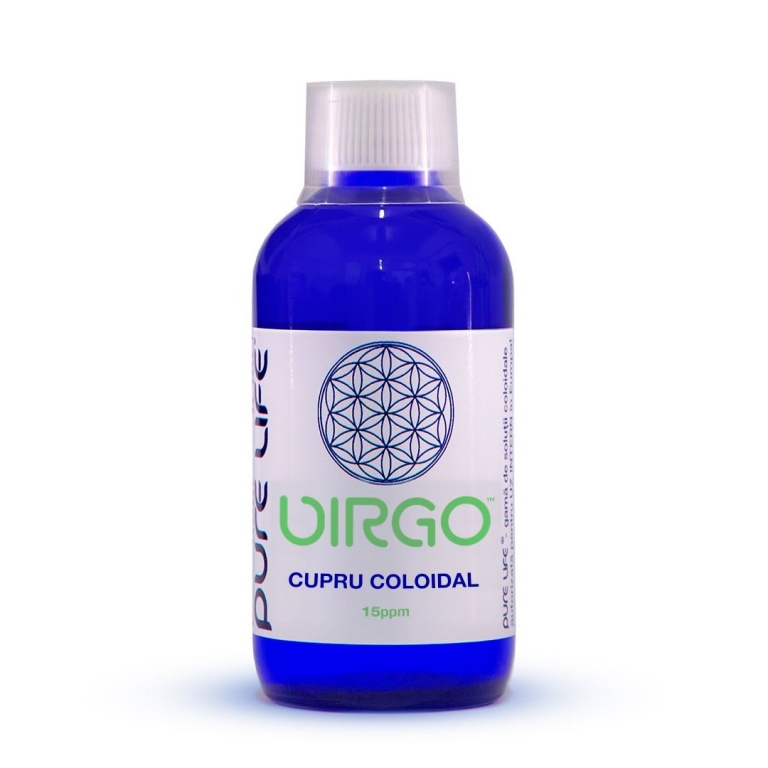 Cupru Coloidal 15ppm Virgo 240ml - Pure Life