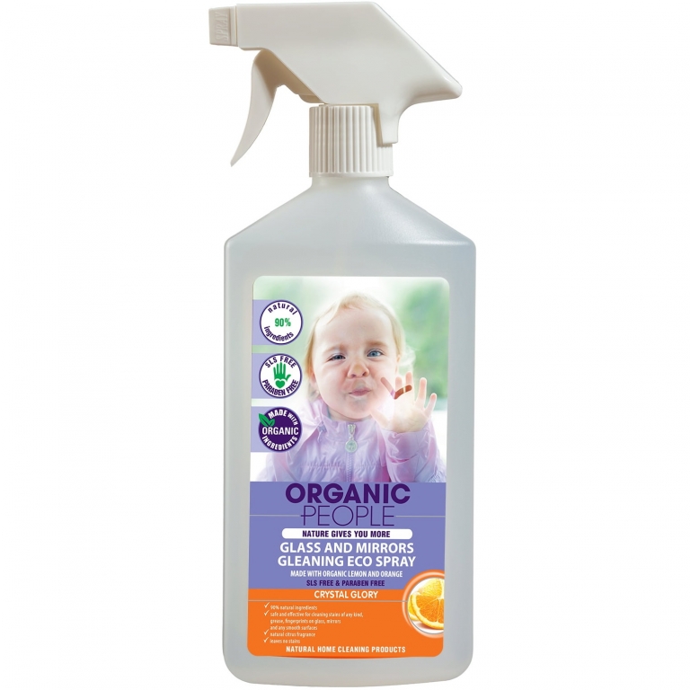 Solutie spalat geamuri oglinzi eco 500ml - ORGANIC PEOPLE