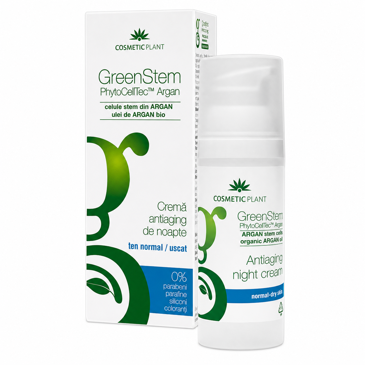 Crema noapte antirid GreenStem 50ml - COSMETIC PLANT