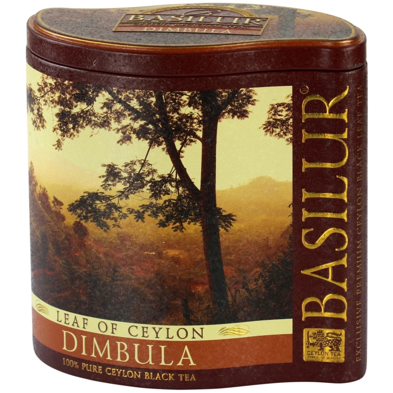 Ceai negru ceylon Leaf of Ceylon Dimbula cutie 100g - BASILUR