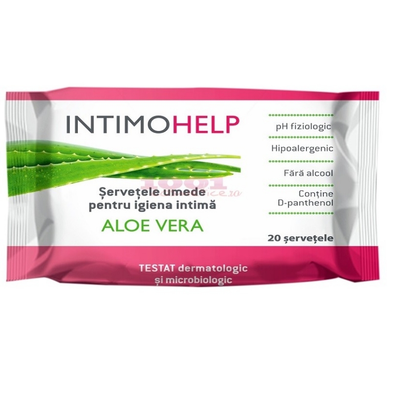 Servetele umede igiena intima IntimoHelp 20b - PHARMA CF