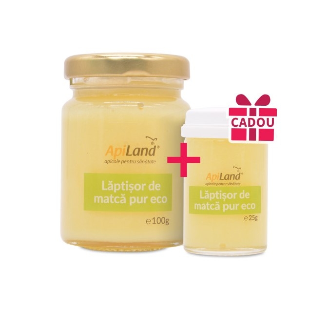 Pachet Laptisor matca pur crud eco 100g+25g - APILAND