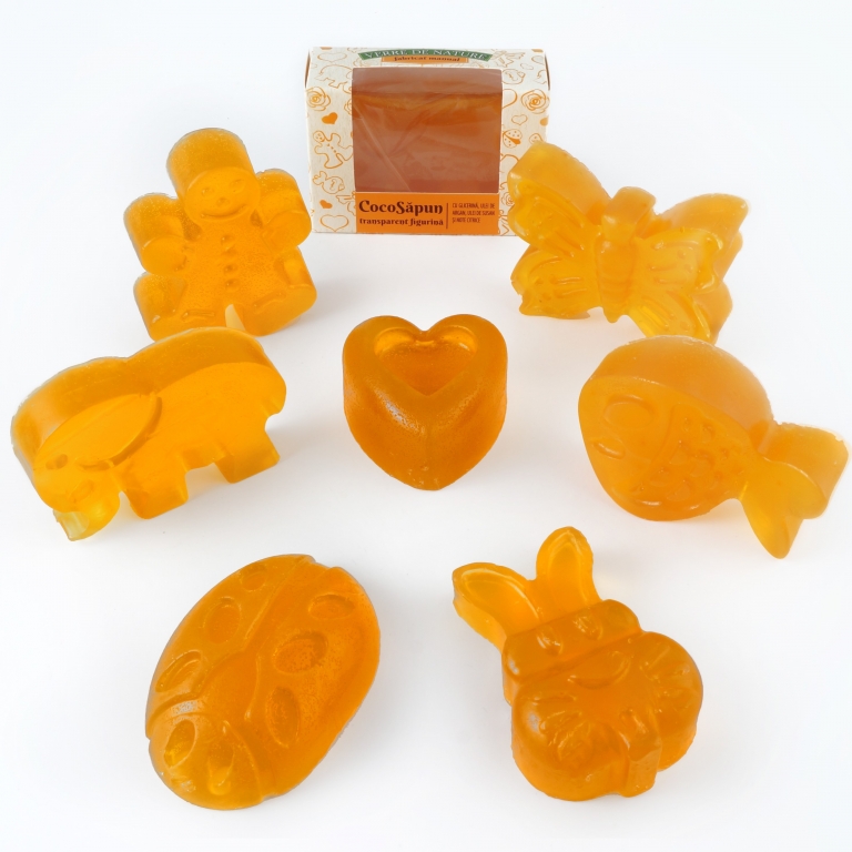 Sapun transparent Coco argan susan note citrice 50g - VERRE DE NATURE