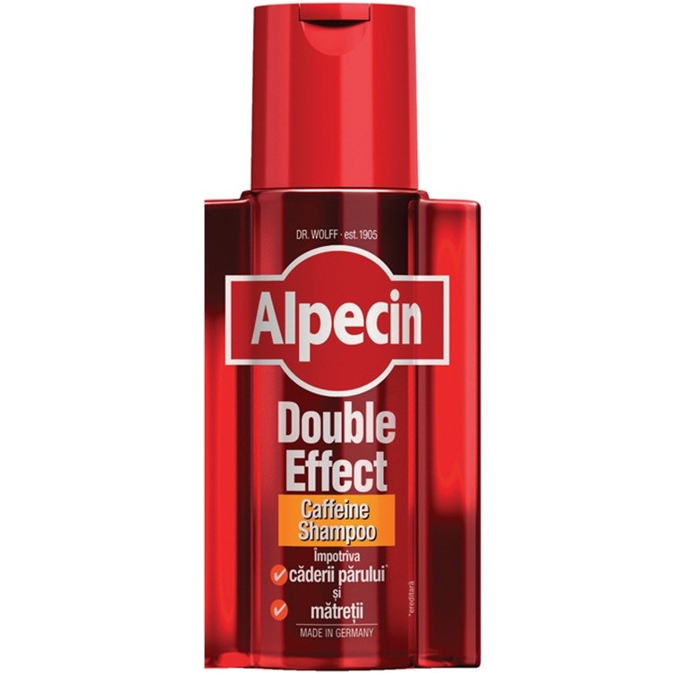 Sampon cafeina dublu efect Alpecin 200ml - DR WOLFF