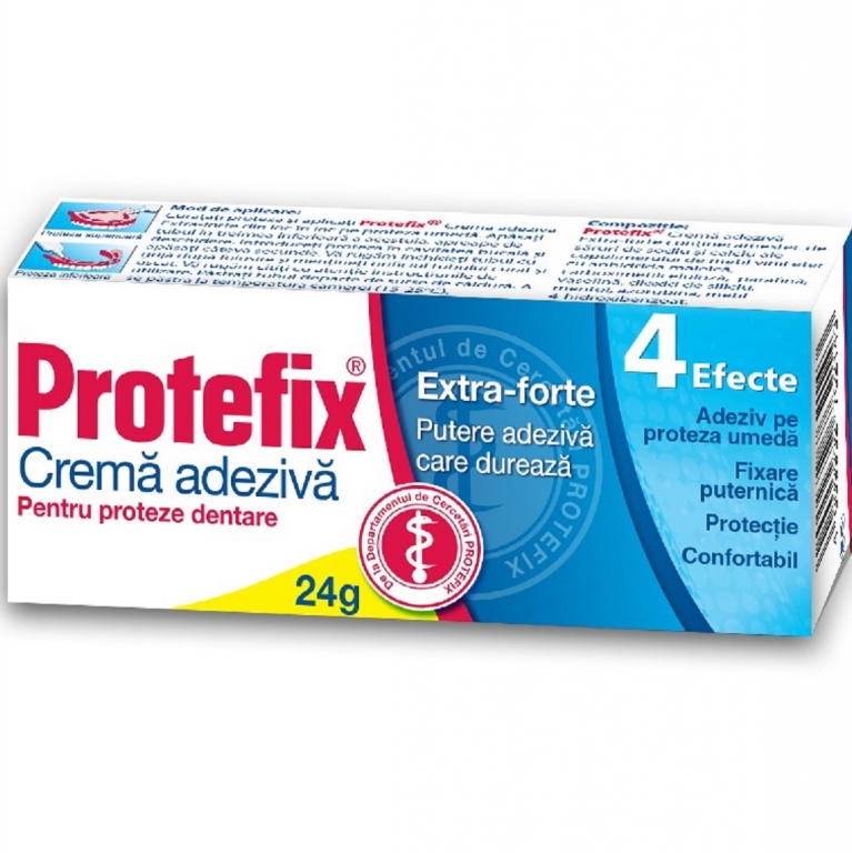 Crema adeziva proteze dentare extra forte 20ml - PROTEFIX