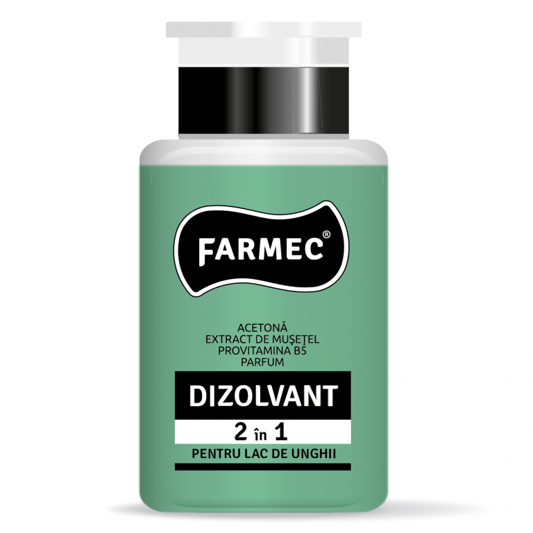 Dizolvant Intaritor 2in1 Pt Lac Unghii 150ml - Farmec