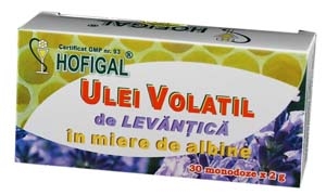 Ulei volatil lavanda in miere 30x2ml - HOFIGAL