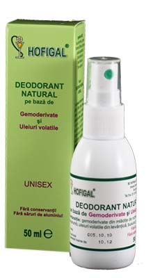 Deodorant spray natural unisex 50ml - HOFIGAL