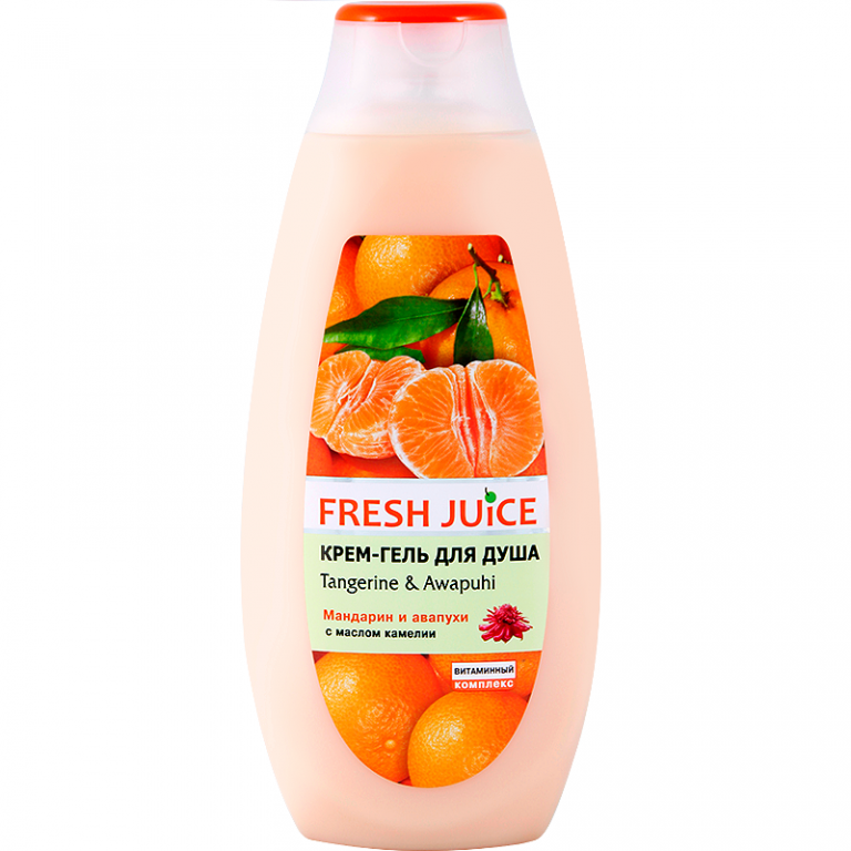 Gel dus cremos mandarin ghimbir 400ml - FRESH JUICE