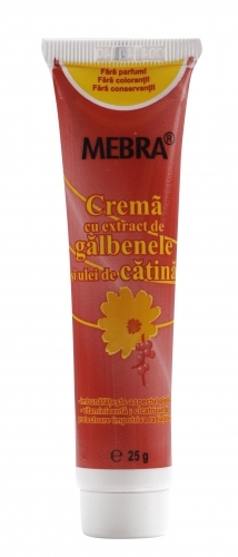 Crema galbenele ulei catina 25g - MEBRA