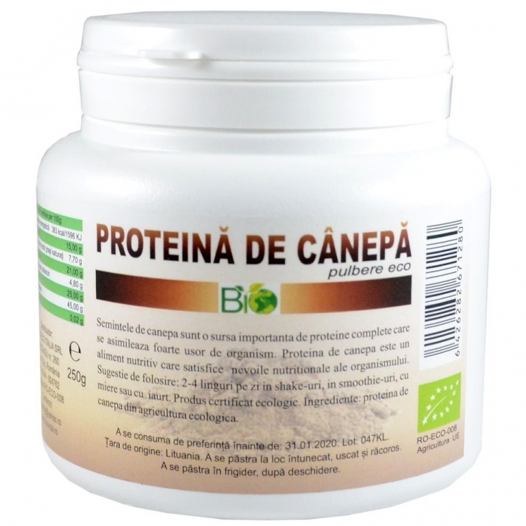 Pulbere proteica canepa eco 250g - DECO ITALIA