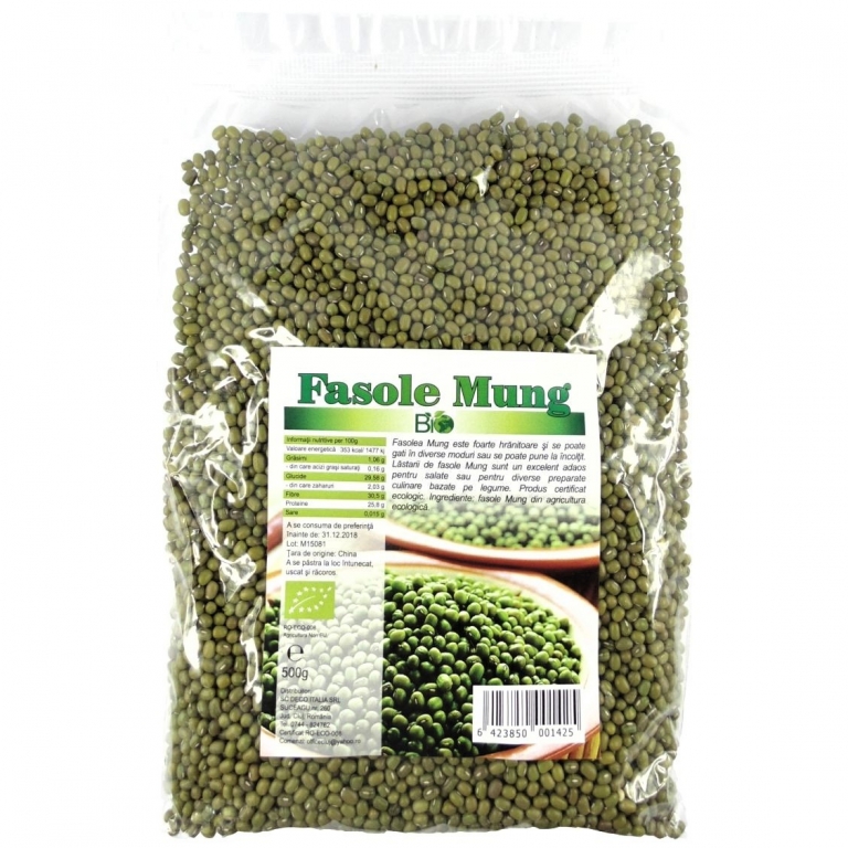 Fasole mung boabe eco 500g - DECO ITALIA