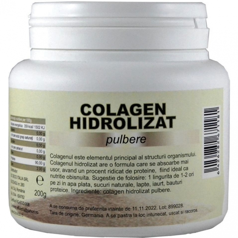 Pulbere colagen hidrolizat 200g - DECO ITALIA