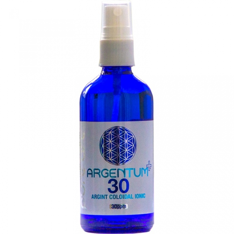 Argint Coloidal 30ppm Argentum+ Super Concentrat Pulverizator 60ml - Pure Life