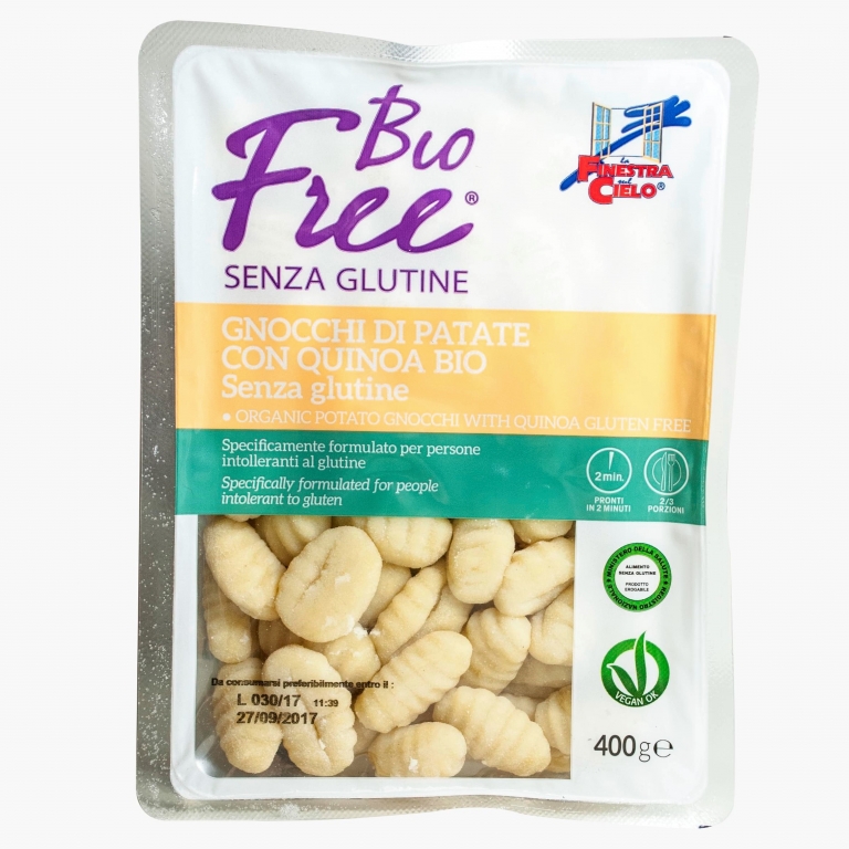 Paste gnocchi cartofi quinoa fara gluten eco 400g - LA FINESTRA SUL CIELO