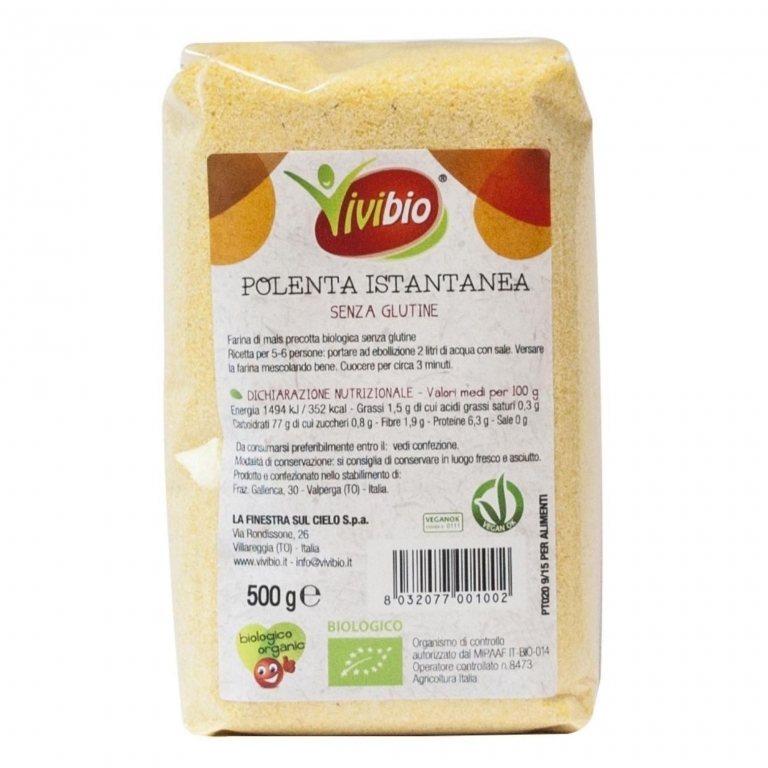 Mamaliga instant fara gluten eco 500g - VIVIBIO