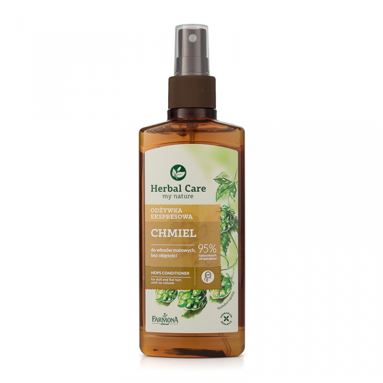 Balsam spray par lipsit stralucire volum hamei Herbal Care 200ml - FARMONA