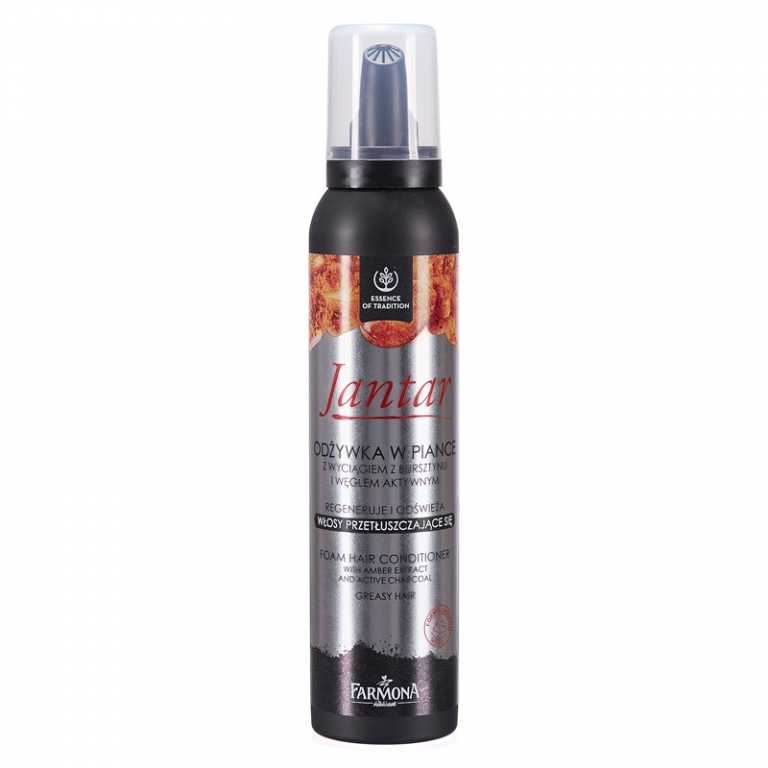 Balsam spuma par gras chihlimbar carbune Jantar 180ml - FARMONA