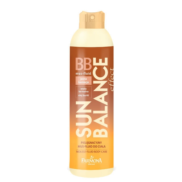 Mousse fluid BB corp piele deschisa Sun Balance 150ml - FARMONA