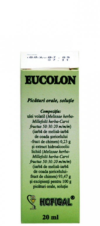 Eucolon picaturi 20ml - HOFIGAL