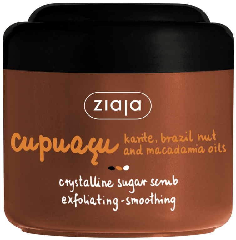 Scrub corp exfoliere netezire zahar cristalin Cupuacu 200ml - ZIAJA