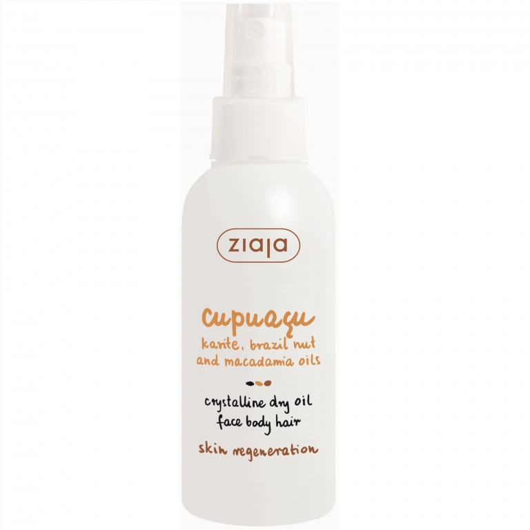 Ulei uscat cristalin fata corp par Cupuacu 100ml - ZIAJA