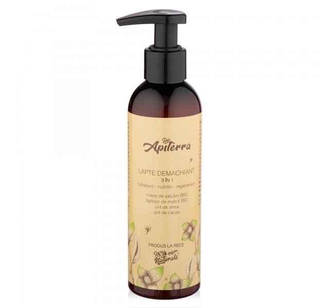 Lapte demachiant 3in1 200ml - APITERRA