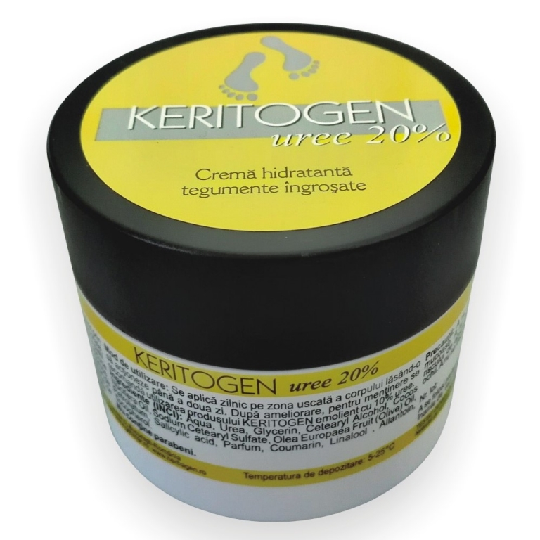 Crema Keritogen Uree 20% Hidratanta Tegumente Ingrosate 50g - Herbagen