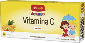 Vitamina C portocale junior 20cp - BIOLAND