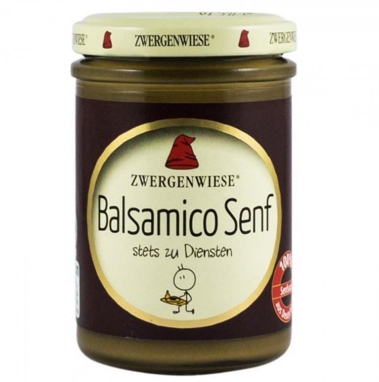 Mustar cu otet balsamic eco 160ml - ZWERGENWIESE