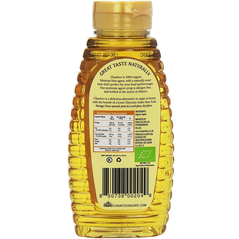 Indulcitor sirop agave golden eco 335g - CHANTICO